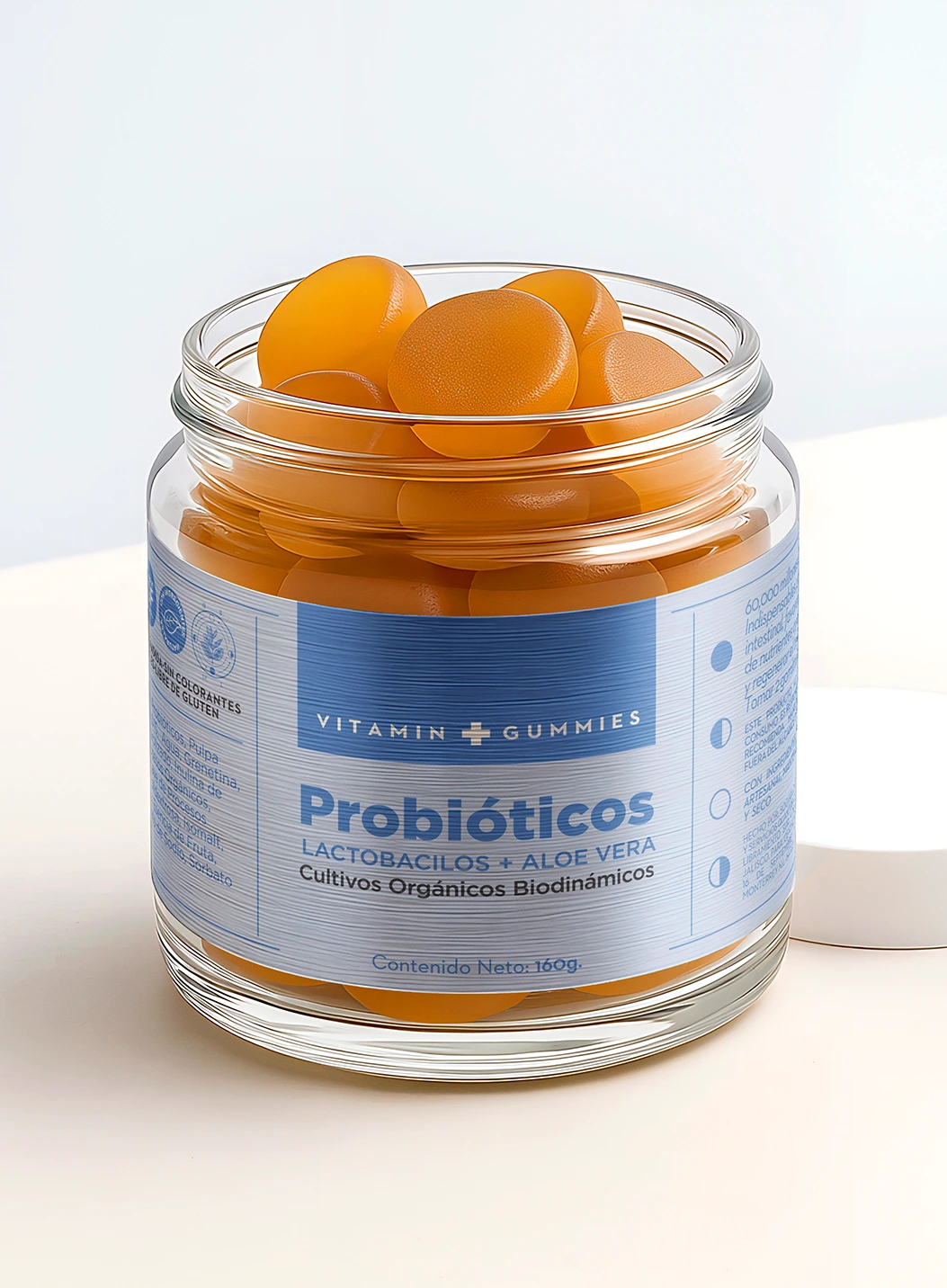 vitamin gummies lactobacilos y aloe vera